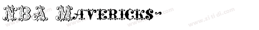 NBA Mavericks字体转换